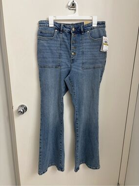 Michael Kors Selma flare leg jeans NWT